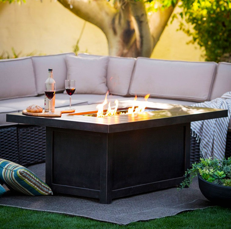 Outdoor Heaters Patio Furniture Plus, Hayneedle Propane Fire Pit Table