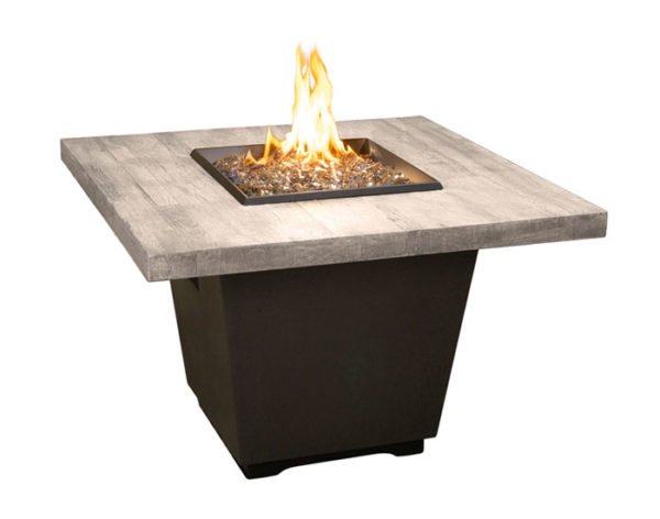 American Fyre Designs - Reclaimed Wood Cosmopolitan Square Fire Table - Image 2