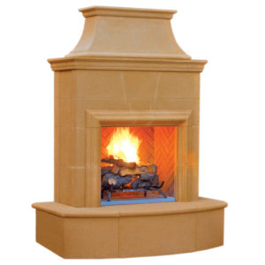 petite cordova fireplace