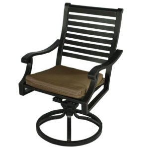 Nixon Swivel Dining Chair with cushion