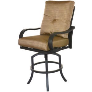 Scarlett Swivel Barstool with cushion