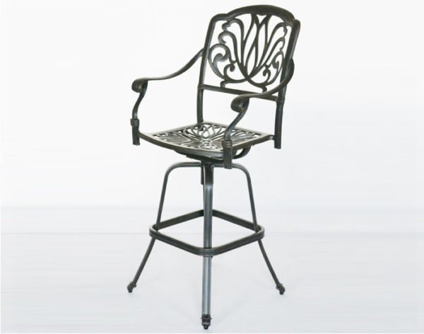 Sea Side Barstool with Cushion - Image 2