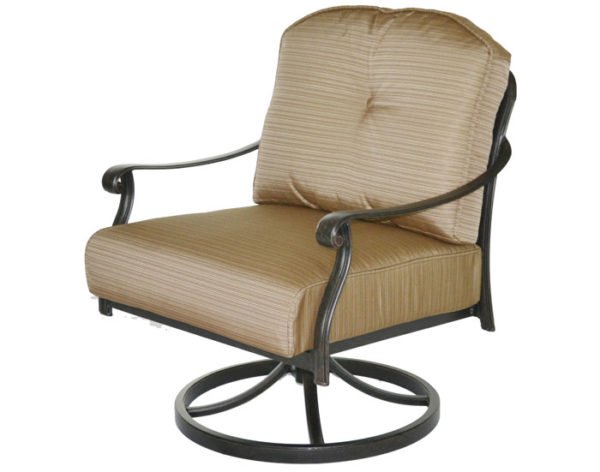 Sea Side Swivel Club Chair with cushions