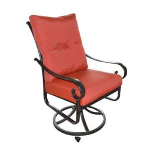 Venus Swivel Dining Chair With Cushions