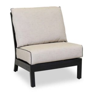 armless club chair