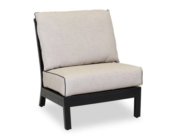 armless club chair