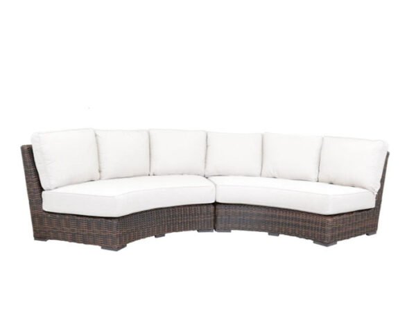 curved loveseat