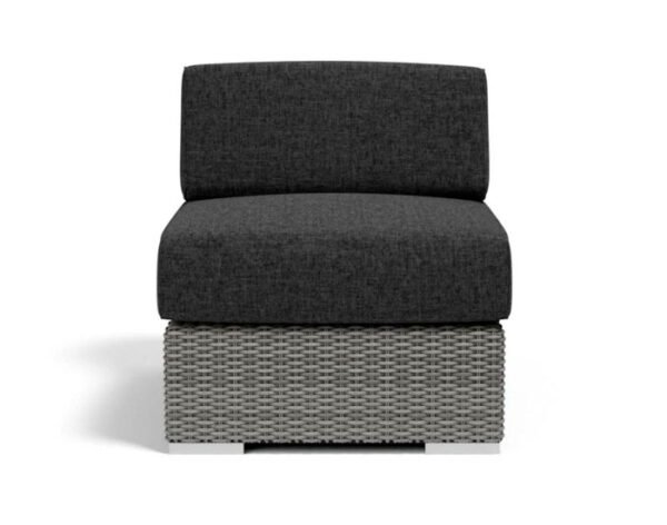 armless club chair