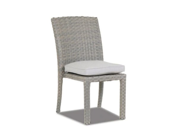 outdoor armless dining chair