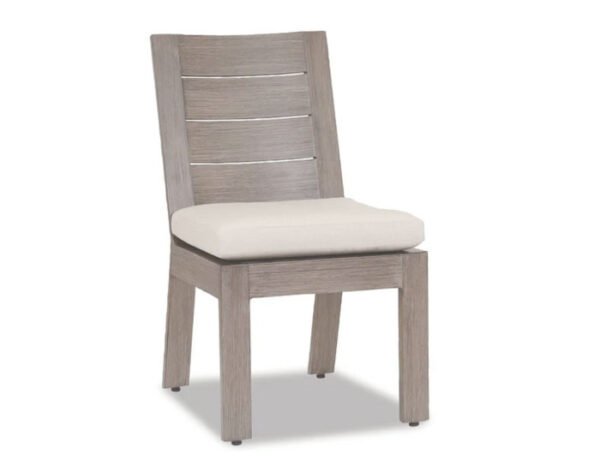 outdoor armless dining chair