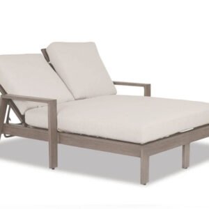 outdoor double chaise