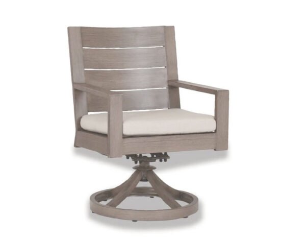 outdoor swivel dining chair