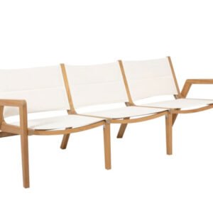 sling teak sofa