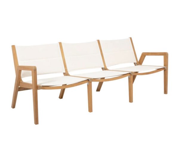 sling teak sofa