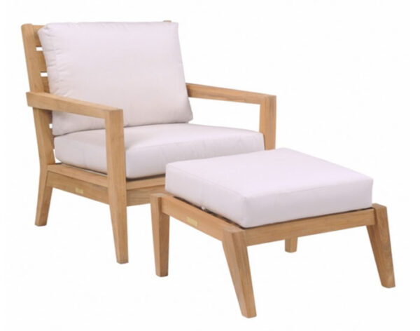 ottoman and lounge chair