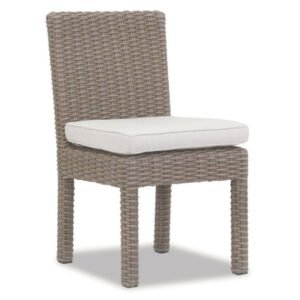 outdoor patio furniture armless dining chair