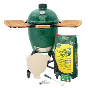 Big Green Egg Large BBQ cooker with mattes